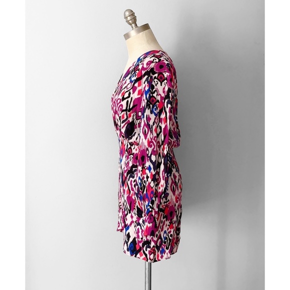 Zara Women’s Autumn Purple Long Sleeve Mini Dress Size M - Picture 4 of 7